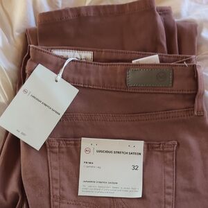 Ag Adriano Goldschmied Skinny Jeans in Mauve Rose